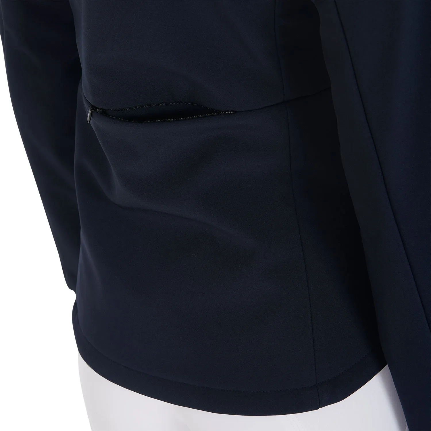 WOMEN'S SLIM FIT SOFTSHELL JACKET WITH CONCEALED POCKETS