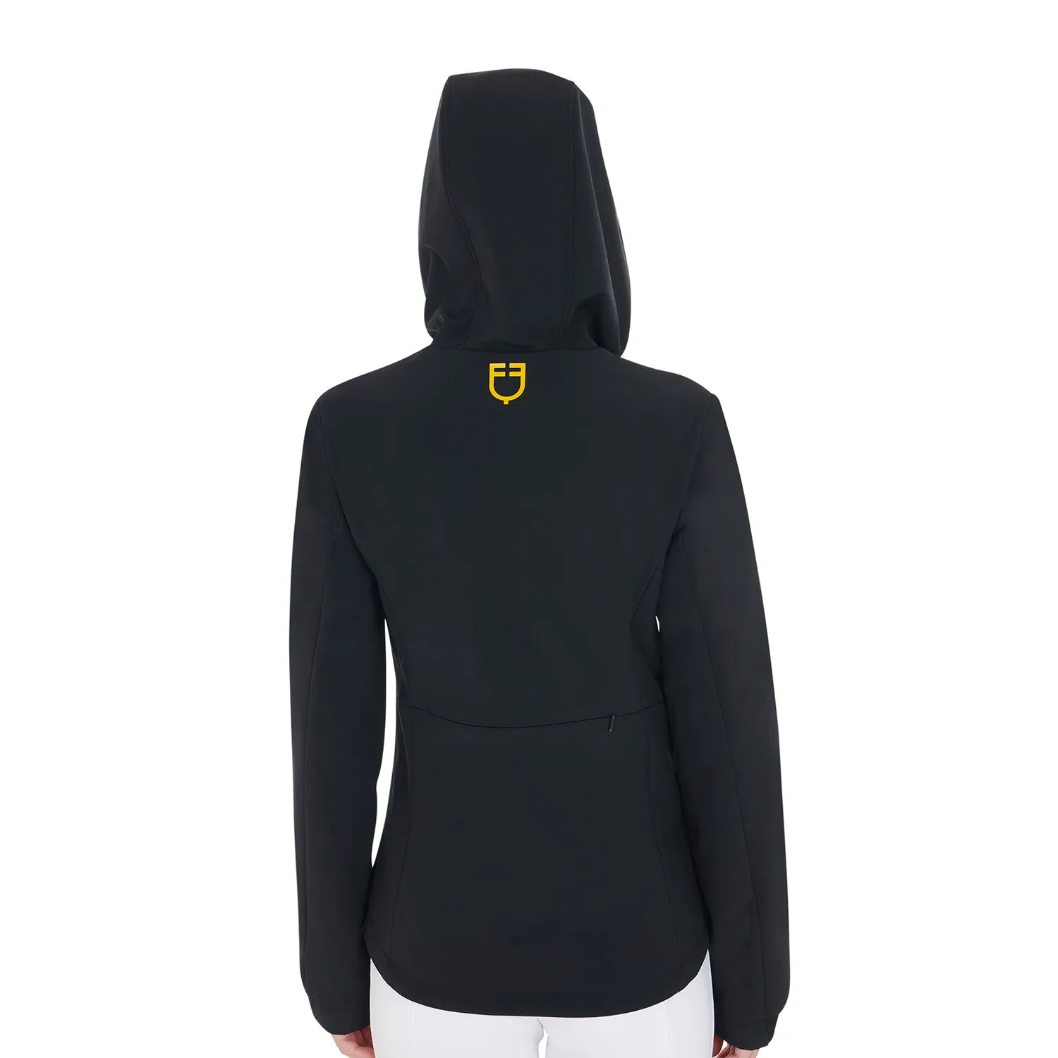 WOMEN'S SLIM FIT SOFTSHELL JACKET WITH CONCEALED POCKETS